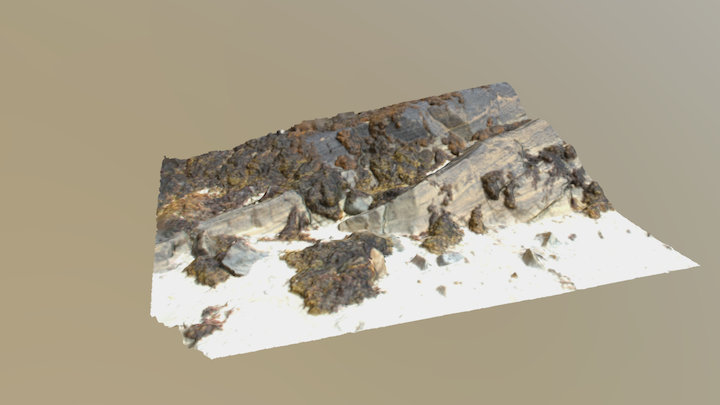 Curhownagh Rock - 3 3D Model