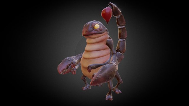 Scorpion Lowpoly 3D Model