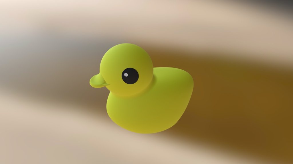 Yellow Duck - 3D model by KevinHsieh0629 [43e1d45] - Sketchfab