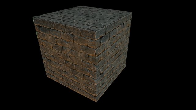 Brick wall_tilemap 3D Model