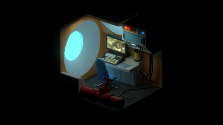 Underwater Lab 3D Model