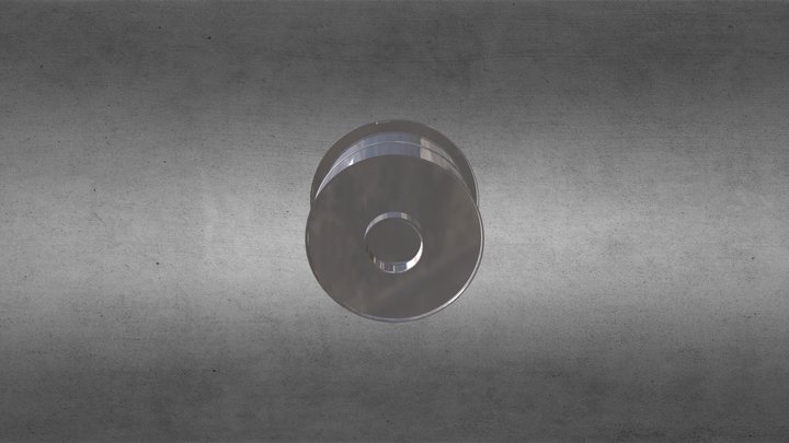 09-247-D донный слив D240 антивихревой 3D Model