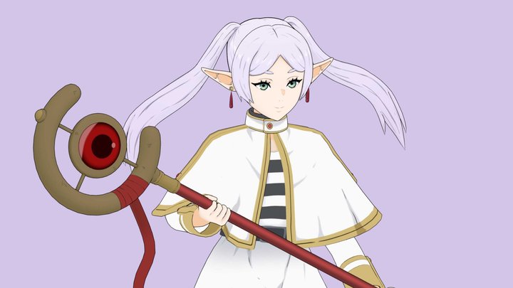 Frieren 3D Model
