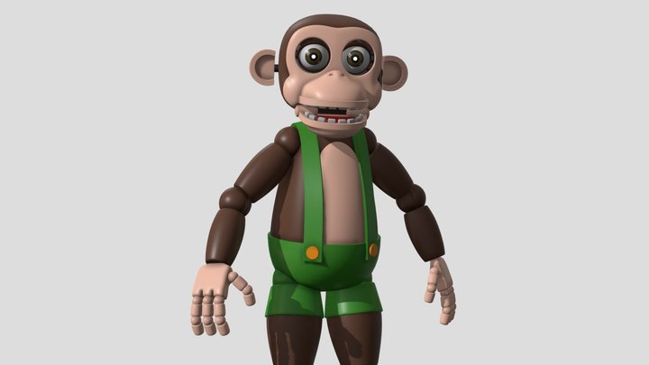 Chester The Chimpanzee - FNAC 3D Model