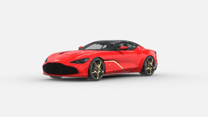3d Model Aston Martin DBS GT Zagato 3D Model