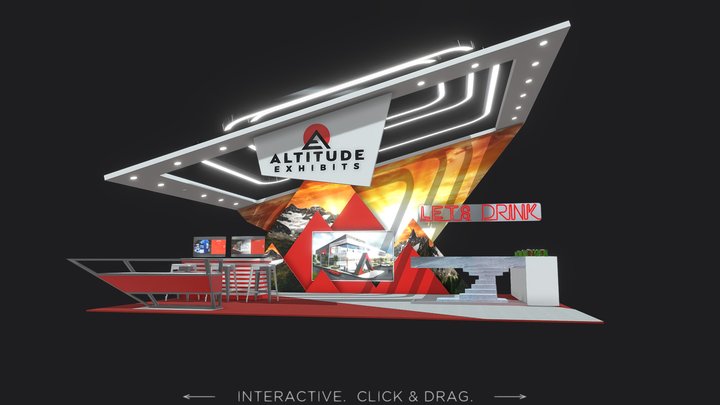 Altitude Virtual Booth - WEBSITE 3D Model