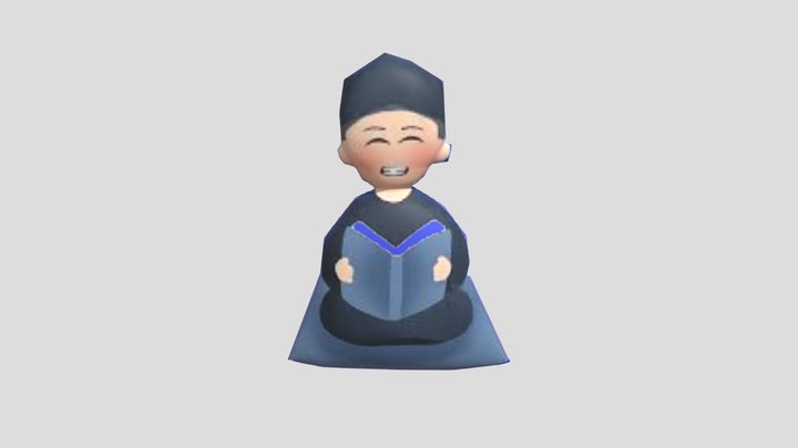 membaca al quran 3D Model