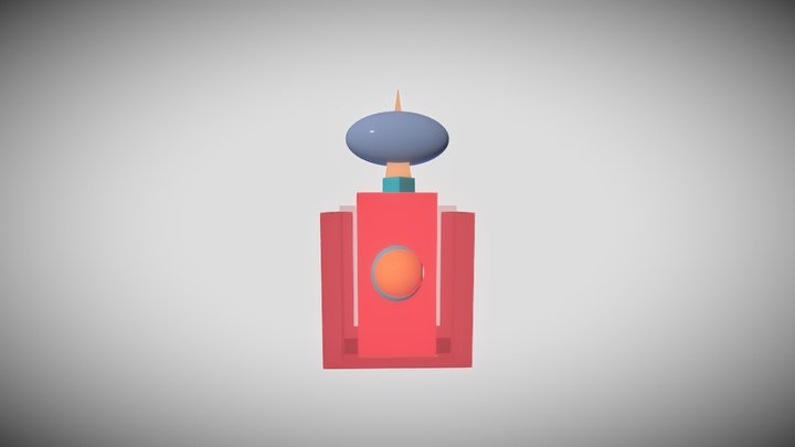 Just another art deco perfume bottle 3D Model