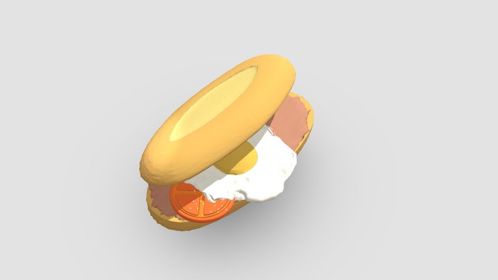 Banh Mi - Vietnam Baguette 3D Model