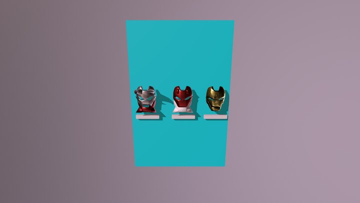 Ironman's Mask 3D Model