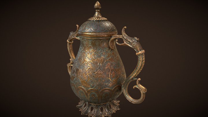 Antique_Arabian_pot 3D Model
