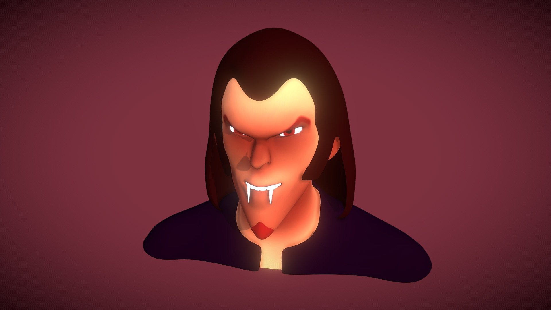 Vampire Portrait — Sketchfab embed 3D viewer