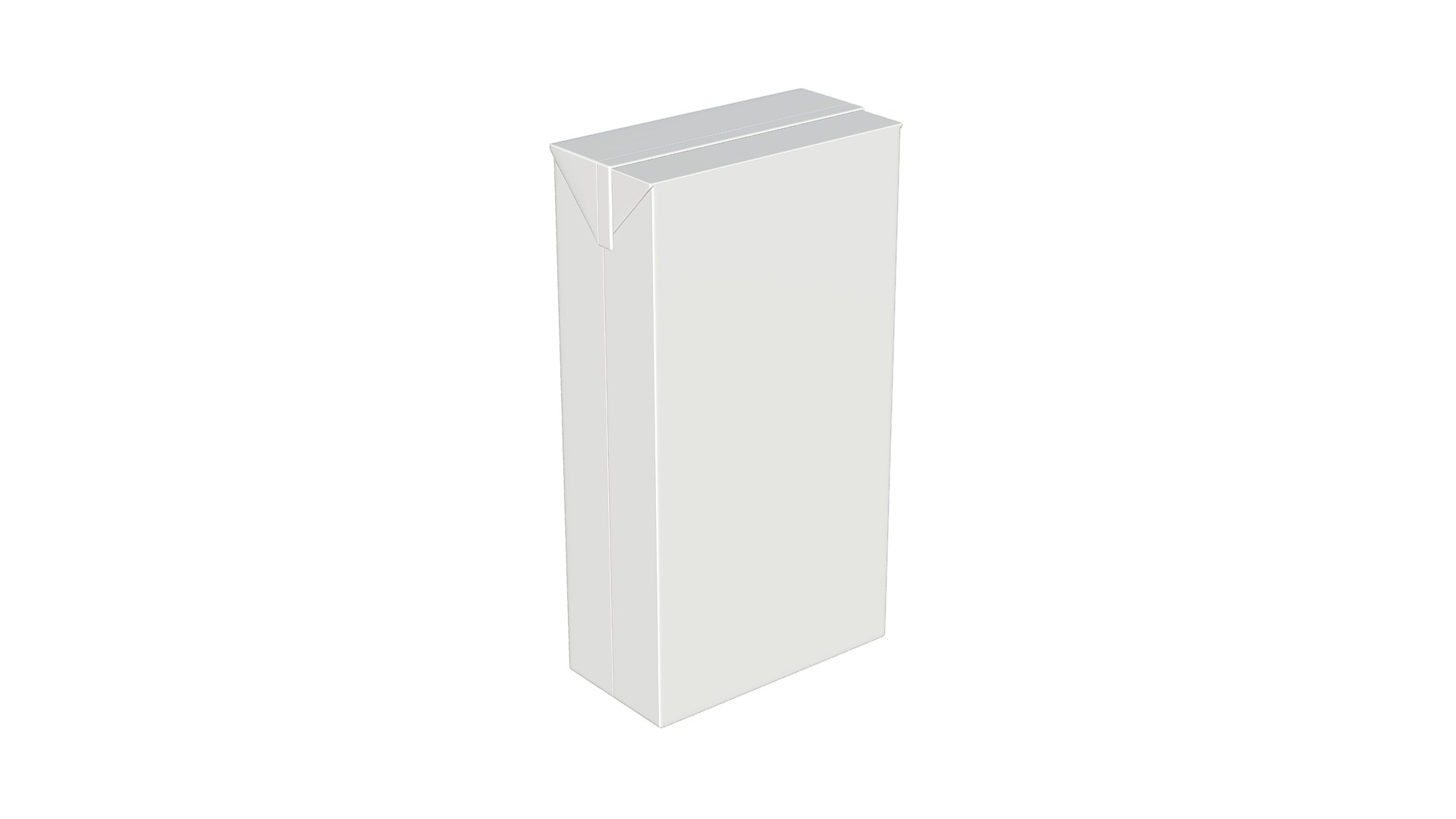 3D model Milk container - This is a 3D model of the Milk container. The 3D model is about text, icon.