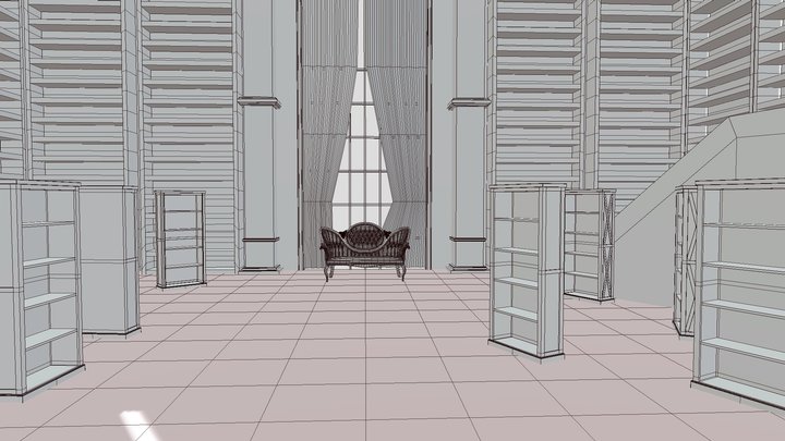 Ｅ　Room 3D Model