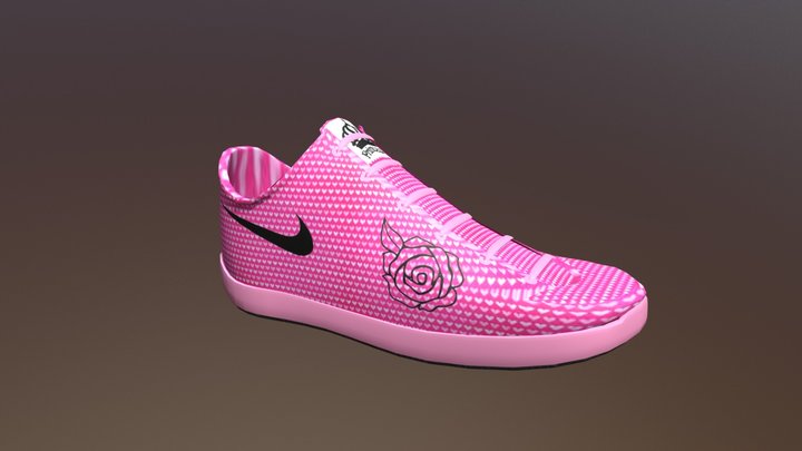 Girlfriend's Nike Shoe 3D Model