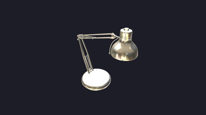 Angle Poise Desk Lamp 3D Model