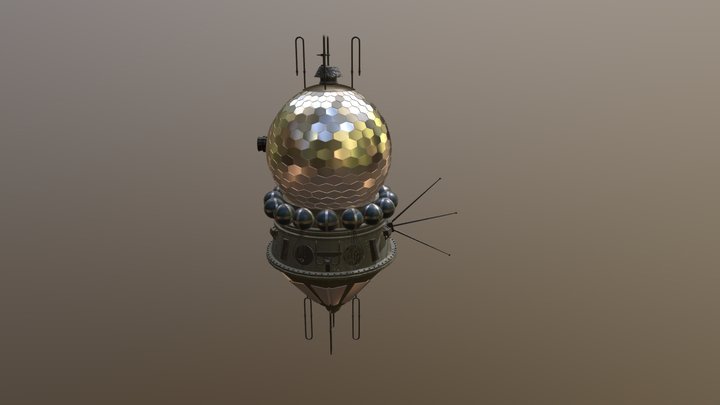 Voshod 2 3D Model