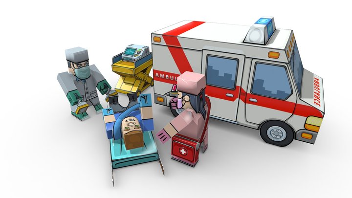 Ambulance 3D Model