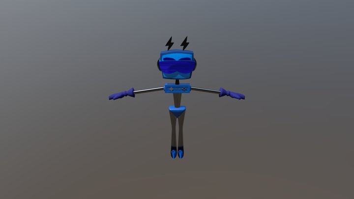 RetroTronic 3D Model