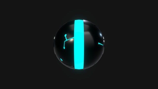 Circuit Ball 3D Model