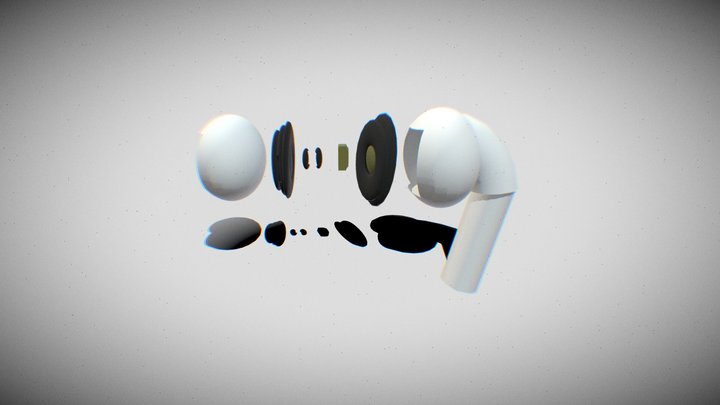 audifono 3D Model