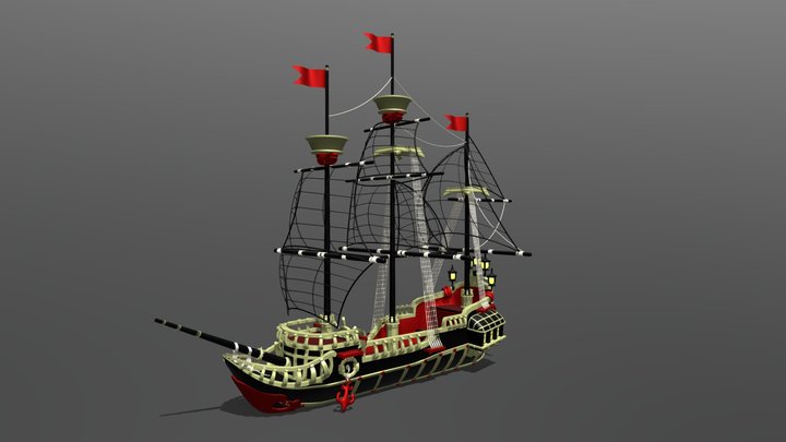 AB_Ship 3D Model
