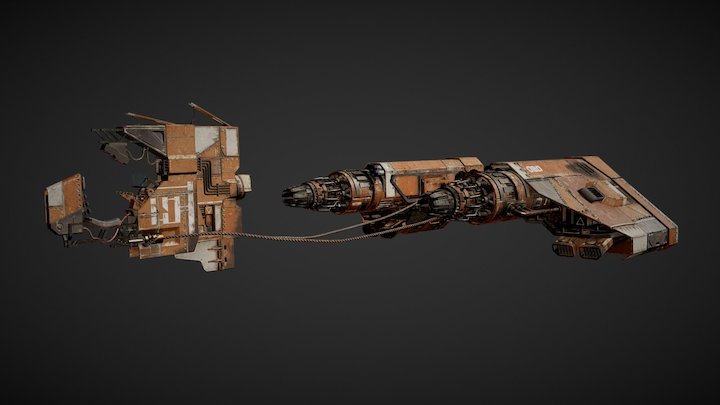 Star Wars - Pod Racer 3D Model