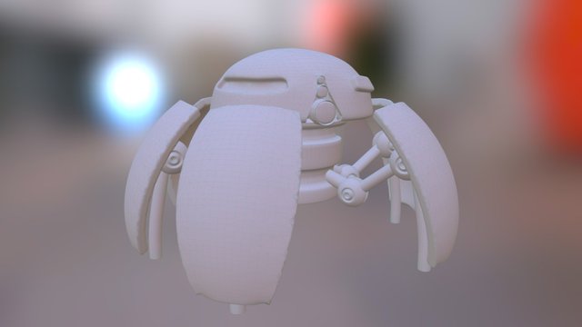 Spider Drone Render 3D Model