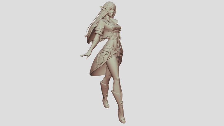 Lineage light elf 3D Model