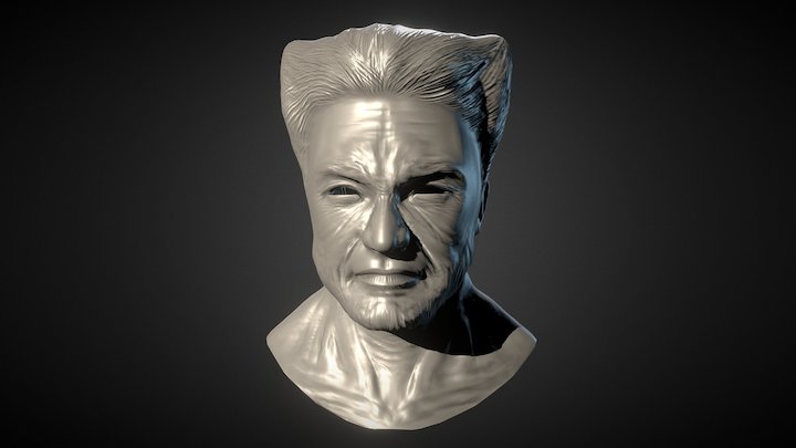 sculpt practice - Wolverine 3D Model