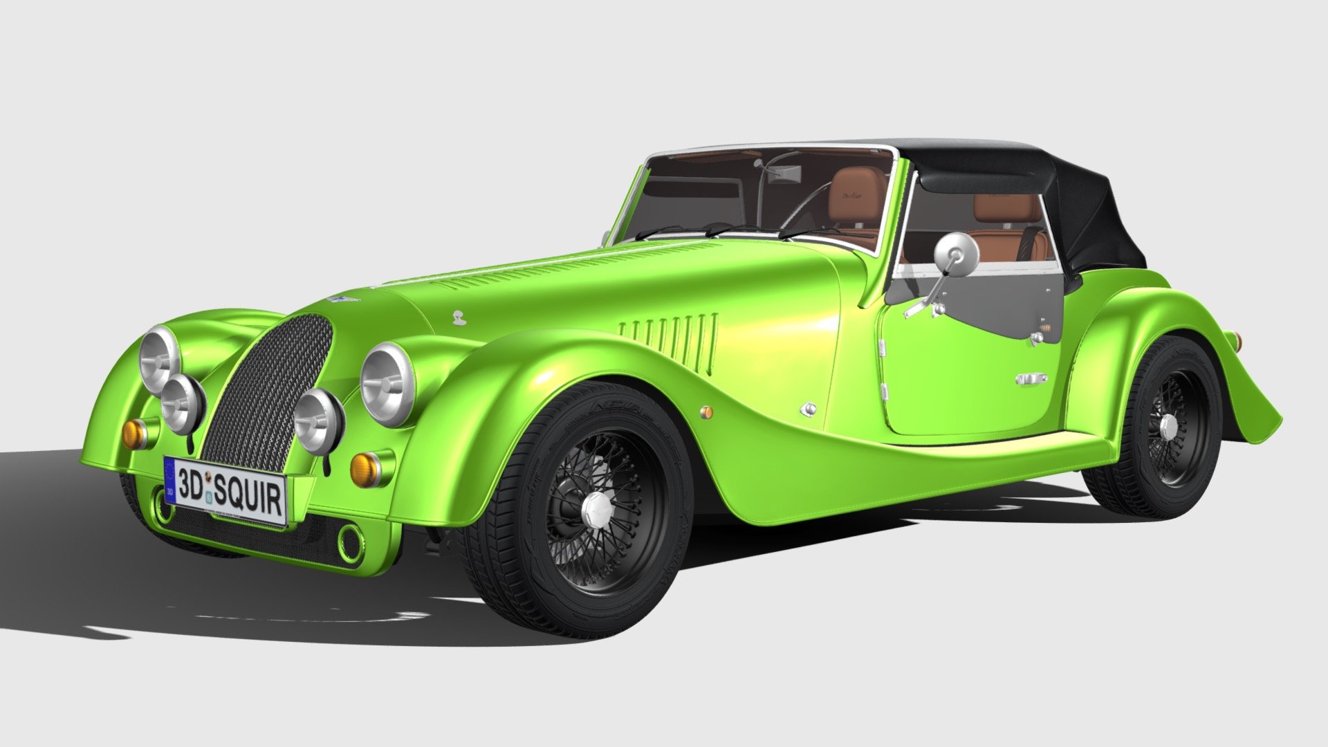 Morgan Plus Four 2021 - Buy Royalty Free 3D model by SQUIR3D [43f4d83 ...
