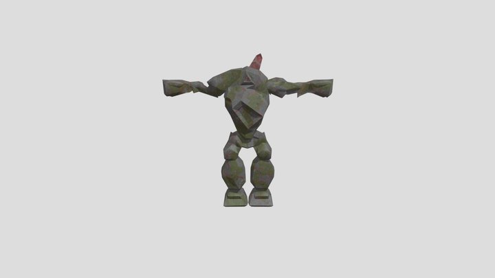 Golem enemy 3D Model