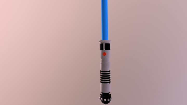 Obi Wan Lightsaber by EP 3D Model