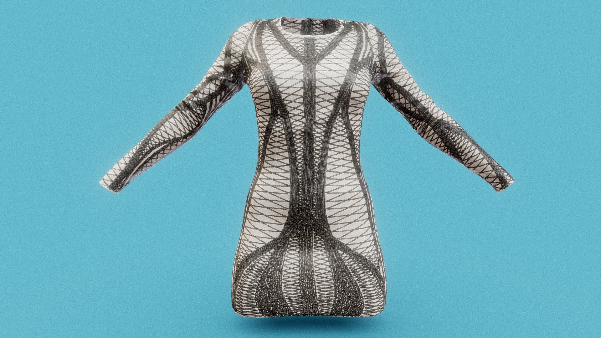 Arc Dress - Buy Royalty Free 3D model by Polygonal Miniatures ...