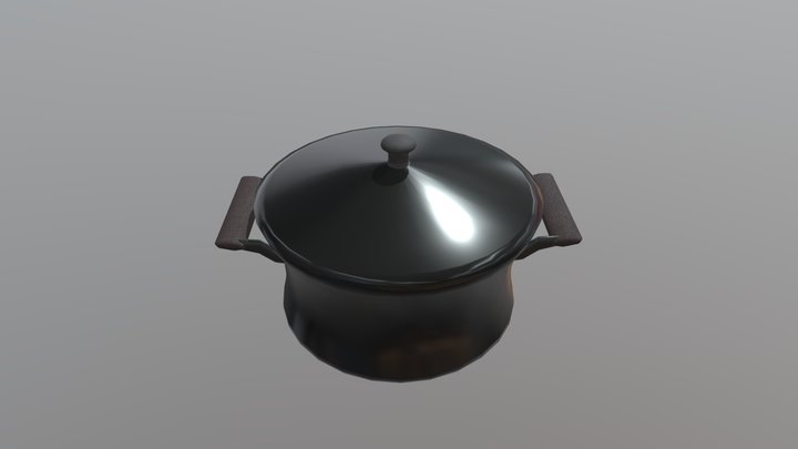 Soup Pot 3D Model