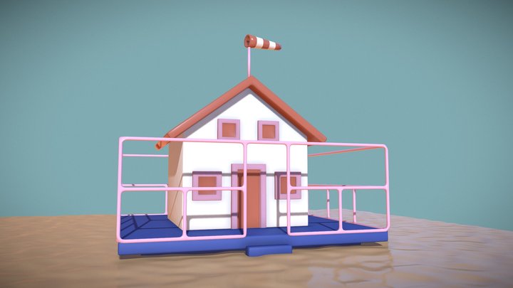 The beach house 3D Model