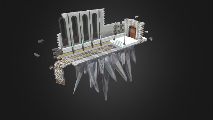 The Derelict Hall 3D Model