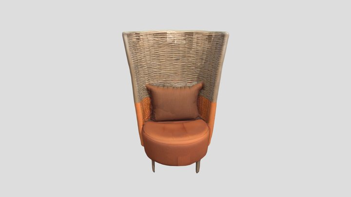 Mpilo_ Woven Comfort Chair 3D Model