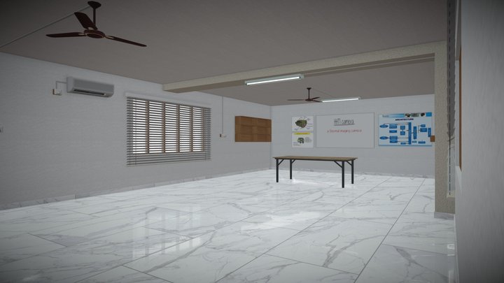 VR Class Room ARMY 3D Model