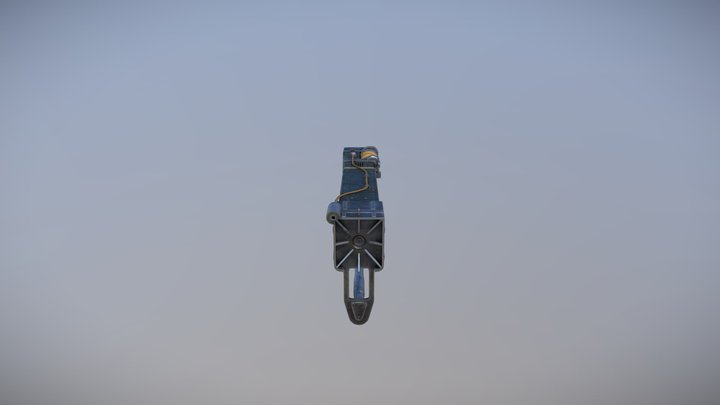 AER9 Laser Rifle - Fallout 4 3D Model