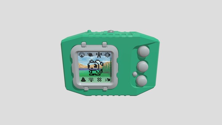 Digimon Pendulum 3D Model