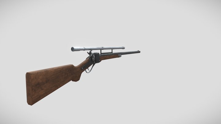 Western Sniper 3D Model