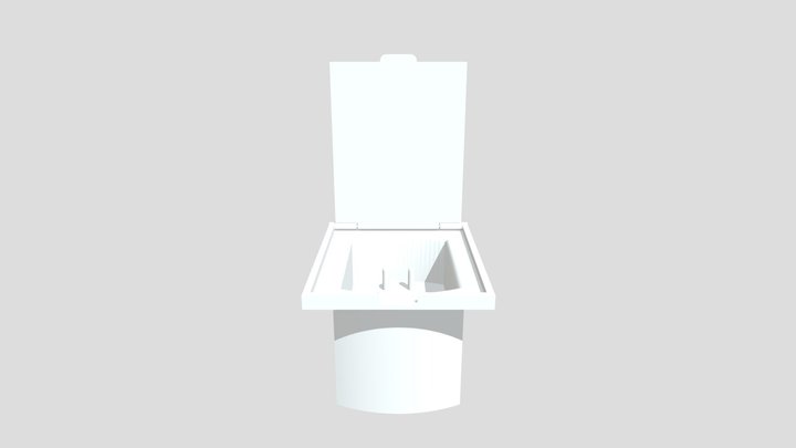 External Electrical Input Socket 220V 3D Model