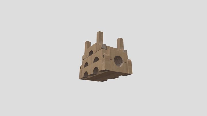 Advanced unit Block 3D Model