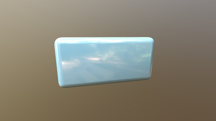 Rounded Button 3D Model