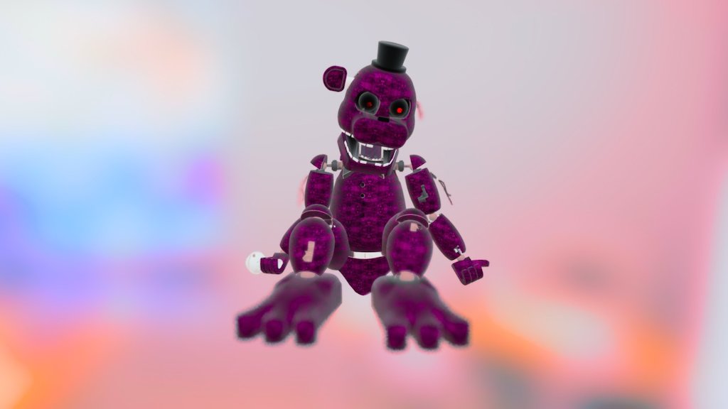 Fnaf-2-shadow Freddy - 3D model by Joebot The Robot