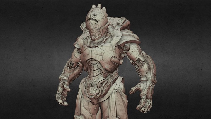 Leonardo The Robot by Adi Koriat 3D Model