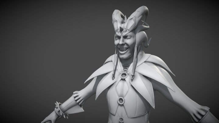 Rakdos Jester (WIP) 3D Model