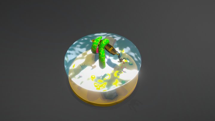 Bad Luck in the Ocean 3D Model