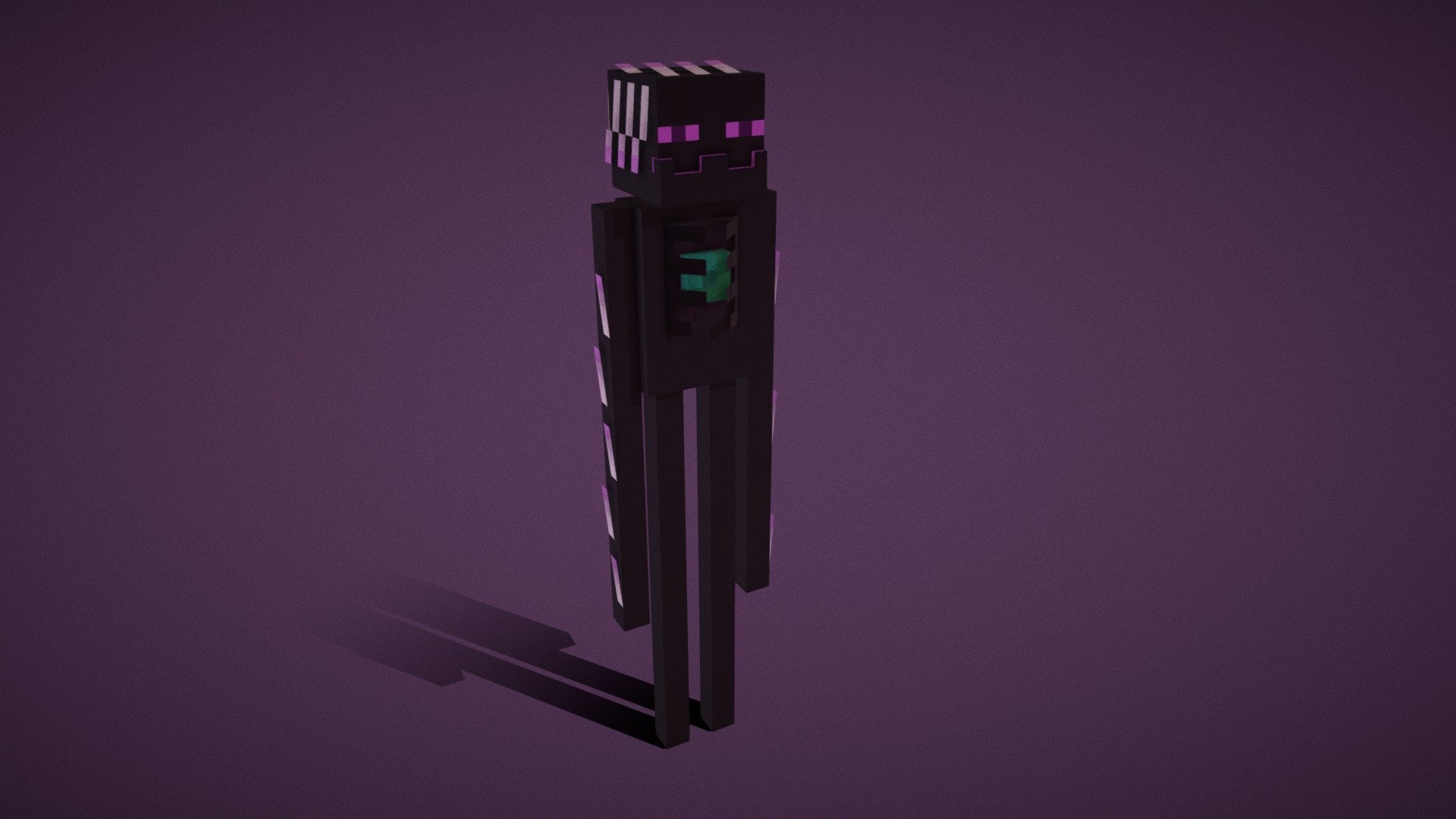 ArtStation - Minecraft Enderman HD